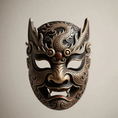 careta demonio chino