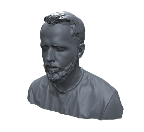 Busto de cabeza de Famoso